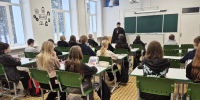 Благочинный Весьегонского округа посетил Весьегонскую среднюю общеобразовательную школу и рассказал ученикам о празднике Крещения Господня - Весьегонское благочиние